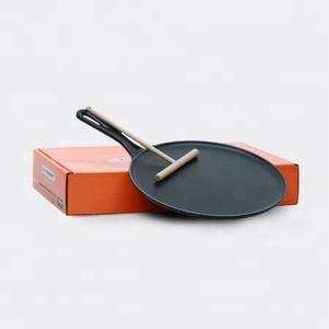 Poêle à frire/<span class=keywords><strong>crepe</strong></span>/pancake en fonte pré-assaisonnée antiadhésive en gros - Product Image 4