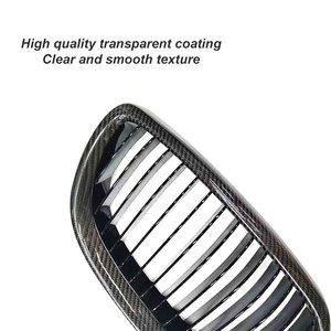 Pour BMW Série 3 <span class=keywords><strong>E92</strong></span> 1 Ligne Grille en Fibre de Carbone M3 <span class=keywords><strong>E92</strong></span> E93 <span class=keywords><strong>Noir</strong></span> Carbone Ligne Simple Grille Avant 2006-2009 - Product Image 6