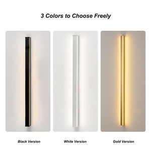 アルミ製LEDリニアストリップモダンウォールランプ調光可能高CRI90寝室＆リビングルーム用 - Product Image 3