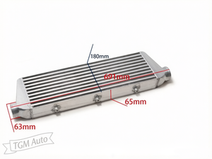 Intercooler frontal universel haute performance de 2,5 pouces 550x180x65mm pour Honda Civic, <span class=keywords><strong>Nissan</strong></span>, Toyota et autres véhicules - Product Image 1