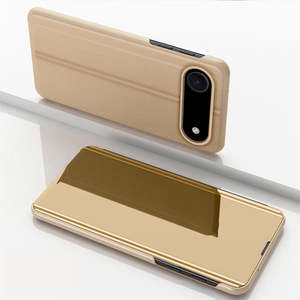 Nouvelle coque de téléphone pour iPhone 17 <span class=keywords><strong>Air</strong></span> avec miroir de poche, vue claire, design électro-plaqué, antichoc, avec support et portefeuille - Product Image 4