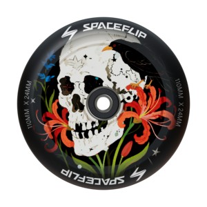 Roues de scooter cascadeur SPACEFLIP 110*24mm avec impression de logo pièces de scooter Freestyle pour toutes les marques de scooter - Product Image 1