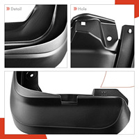 Garde-boue universels pour voiture, grande taille, lot de 4, anti-éclaboussures, protection de pare-chocs, imperméables, vente en gros