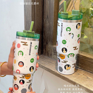 แก้วน้ำสแตนเลสสตีล 304 รุ่น Starb Lucky <span class=keywords><strong>Cat</strong></span> Jumbo Ice <span class=keywords><strong>Cup</strong></span> ความจุ 900 มล. ดีไซน์สวยงาม บรรจุในกล่องของขวัญ - Product Image 2