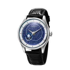 Reloj de Moda para Hombre, Moderno, Minimalista y de Lujo, con Logotipo Personalizado, Movimiento de Cuarzo, Correa de Cuero, Cristal, Caja de Aleación y Estuche - Product Image 2