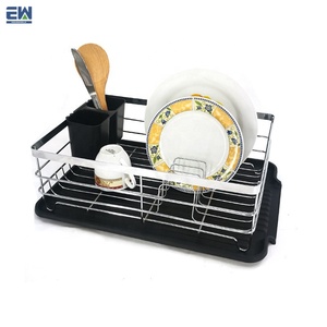 Chino fábrica precio barato <span class=keywords><strong>platos</strong></span> agua secado titular <span class=keywords><strong>de</strong></span> la encimera <span class=keywords><strong>de</strong></span> la cocina ordenado herramientas <span class=keywords><strong>de</strong></span> acero alambre pulido marco plato <span class=keywords><strong>escurridor</strong></span> estante - Product Image 4