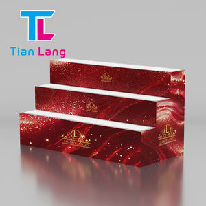 Venta caliente 8ft Straight Expo Show Mesa de promoción Show Evento Peso ligero Montaje rápido LED Step Exhibition Tradeshow Counter - Product Image 5