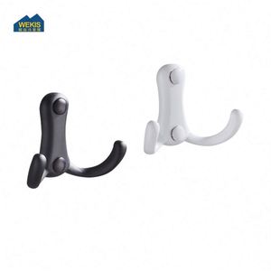 Black Heavy-Duty Stainless Steel Eco-Friendly <b>Wall</b>-Mounted Single Coat <b>Hooks</b> Living Room Bathroom Wardrobe-Towel <b>Key</b> Hat Bag - Product Image 2