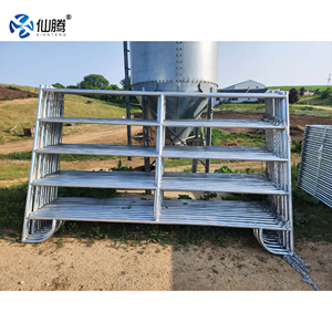 Heavy Duty Movable Durable Quality Farm Cerca para Cavalos Painel Curral Fácil de Montar Painel Galvanizado Quintal de Cavalos - Product Image 5