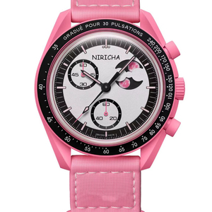 Reloj de Cuarzo NIRICHA Deportivo para Hombre 2024, Estilo Europeo, Caja de Acrílico de 10 mm, 6 Agujas, Superluminoso, Correa de Tela, Hebilla de Pin, Puntero - Product Image 3