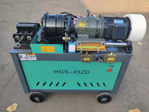 HGS-50 Machine à fileter les barres d'armature de haute qualité, fileteuse automatique d'armatures, moteur, pompe, pour le laminage de fil d'acier - Product Image 1