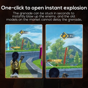 Nuevo disparador de juegos móviles para teléfono inteligente para PUBG Mobile Gamepad Botón de disparo Aim Key L1 R1 Shooter - Product Image 3