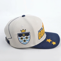 Casquette Snapback Unisexe Personnalisée en Denim Vintage Classique à 6 Panneaux avec Logo Brodé, Respirante, Imperméable et Sportive