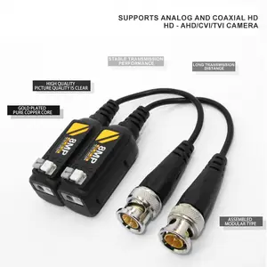 CCTV Accessories BNC Balun Connector HD 4K Passive Video Balun 8MP RJ45