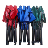 Tente de réception pliable portable 2x2 3x3 3x6 avec auvent, couverture en PVC, structure en acier, imperméable pour les salons professionnels en intérieur/extérieur
