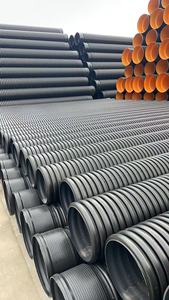 Tubería Corrugada de Doble Pared de <span class=keywords><strong>HDPE</strong></span> Subterránea de Gran Diámetro, Flexible y de Alta Presión, Personalizada - Product Image 6