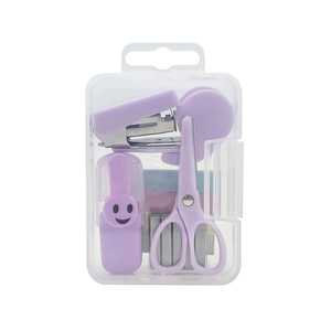 Mini Văn Phòng Phẩm Thiết Lập Trường Học Cung Cấp Văn Phòng Mục Quà Tặng Thiết Lập Văn Phòng Phẩm Stapler Và Giấy Clip Kéo Với Nhỏ Nhựa Hộp - Product Image 6