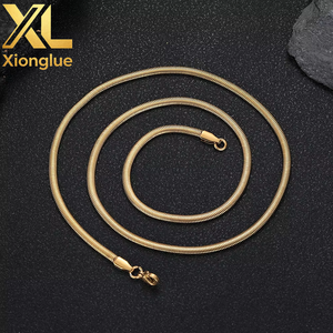 Stainless Steel Flexible <b>Snake</b> Link <b>Chain</b> Waterproof Rpse <b>Gold</b> Silver Black Minimalist Necklace for DIY Jewelry Making Findings - Product Image 1