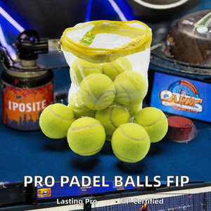 Custom Logo Padel <b>Balls</b> Durable Tournament <b>Tennis</b> <b>Balls</b> Portable Training Sports <b>Ball</b> - Product Image 2