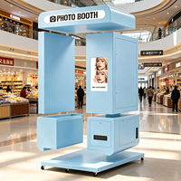 Photomaton modulaire détachable, emballage plat, photomaton portable, facile à assembler et permet de réduire les frais de transport, personnalisable en couleur