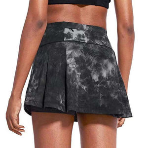 Falda de tenis con estampado de teñido Tye, conjunto de 2 piezas, falda de golf personalizada - Product Image 6