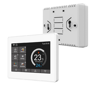Thermostat intelligent multi-protocole avec écran <span class=keywords><strong>tactile</strong></span>-Compatible avec Zigbee/Tuya/LoRaWAN/Modbus/BACnet, Contrôleur HVAC programmable - Product Image 2