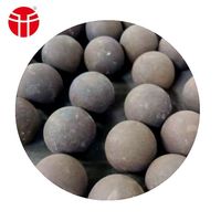 Billes en acier forgé de 60 mm et 80 mm, laminées à chaud, haute dureté 58HRC, certifiées ISO9001:2008, microstructure M+C, valeur d'impact 12J/cm