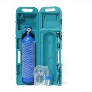 Kit de bouteille d'oxygène en aluminium portable de 2 L/4 L pour inhalation, bouteilles de gaz médical, équipement de style sac à dos pour haute altitude - Product Image 3