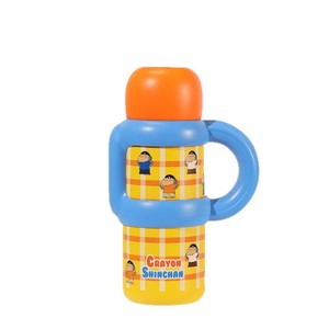 Botella de agua aislada Crayon Shin Chan, 500 ml, taza portátil para estudiantes, azul, rosa, amarillo, naranja, azul - Product Image 2