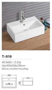 Económica cubeta profunda para fregadero <span class=keywords><strong>de</strong></span> cocina T-W2074 <span class=keywords><strong>de</strong></span> cerámica - Product Image 6