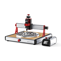 ActionLasers Máquina CNC de Alta Precisión TTC 450 Ultra, Grabador de Escritorio Inteligente para MDF, Bambú, Fresadora, Grabado en Madera