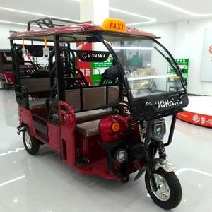 Tuk Tuk Électrique 6 Places pour Transport <span class=keywords><strong>de</strong></span> Passagers, Prix Revendeur, 60V 72V 1200W, 3 Roues - Product Image 6