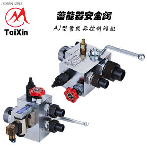 Groupe de vannes de commande d'accumulateurs TaiXin type AJ, filetage 1/2 po, pour liquide huileux à température normale - Product Image 1