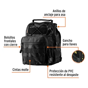 1 unità nero multiuso zaino tattico, truper - Product Image 2