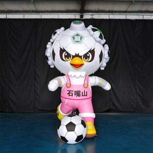 Disfraz de Mascota <span class=keywords><strong>Inflable</strong></span> de Águila Futbolista de Longgang, Traje de Tela Oxford para Adultos, Personaje de Dibujos Animados para Eventos y Desfiles - Product Image 1