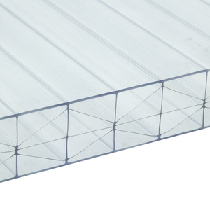 Plaque <span class=keywords><strong>de</strong></span> revêtement mural et <span class=keywords><strong>de</strong></span> plafond en polycarbonate alvéolaire YuNai, revêtement moderne anti-UV, matériau vierge durable, épaisseur 4mm-30mm - Product Image 1