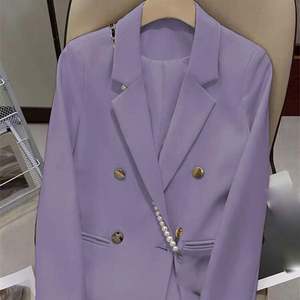 メンズ 3ピース タキシードスーツ スリムフィット ツーボタン ウェディング プロム ジャケット ベスト トラウザーズ - Product Image 1