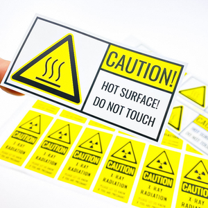 Tùy chỉnh dán không thấm nước tùy chỉnh cảnh báo nhãn dán an ninh một phần dính nhãn dán nhãn cho bao bì hộp - Product Image 1