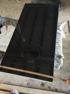 Tấm Đá granit đen hiện đại đánh bóng bia mộ gạch bia mộ với phong cách Mỹ - Product Image 3