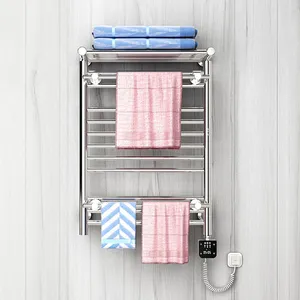 AVONFLOW Electric Towel Warmers For Bathroom Towel Rail Suppliers Towel Rack Wall Mounted Chrome