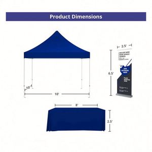 Tente imperméable robuste avec votre logo et le nom de votre entreprise, bannière pour salon gastronomique, marché des agriculteurs - Product Image 6