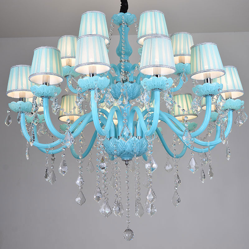 12+6 lights with lampshades