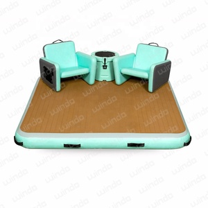 Du Thuyền Bơi Bơm Hơi Thời Gian Giải Trí Dưới Nước Bến Tàu Tập Yoga Nổi Thêu Thả Nổi Có Chỗ Ngồi - Product Image 1