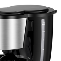 Haley Großhandel Haushalt 220V Multifunktionale 1,5l Einzelportions-Kaffeemaschine mit Teefilter und Tropfsystem