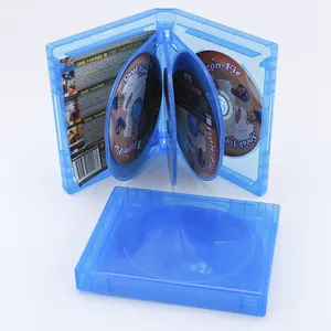 Plastic Bluray Pakket Draagbare Beschermende Vcd Dvd Lege Schijf Opslag Dozen Auto Speler Plastic Film En Film Blu-ray Dvd Case
