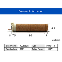 Stylo de soudage électrique, mini chauffage électrique 1kw, 113.412 230V 1000W, stylo de soudage R, pistolet de soudage, à main