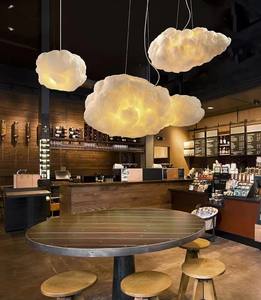 Пользовательские белый плавающий шелк хлопок Облако свет украшения дома - Product Image 3