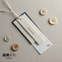Étiquettes suspendues en papier personnalisées haut de gamme pour vêtements d'enfants, chaussettes, chaussures, sous-vêtements, sacs - Marques et étiquettes fabriquées en Chine Modèle NZ-A1