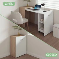 Moderner Langlebiger Multifunktionaler Einfacher Tragbarer Klappbarer Esstisch Teleskopischer Flip-Top Platzsparender Wandmontierter Bürotisch