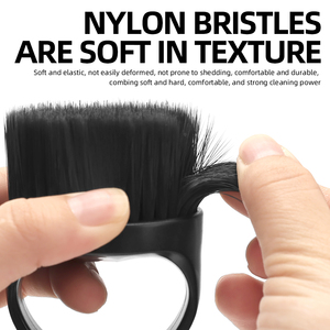 แปรงทำความสะอาดข้อนิ้วสำหรับช่างตัดผมแปรงเคราขนแปรงอ่อนนุ่มสำหรับร้านเสริมสวยของผู้ชาย - Product Image 3